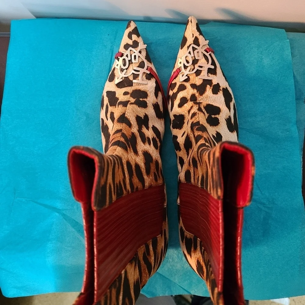 Christian Dior Leopard Peint Boots - Picture 9 of 15